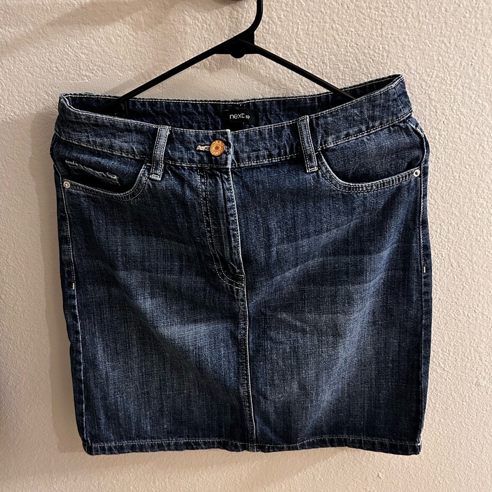 Denim Blue Skirt by Next